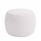 Puff Boreal 55cm Bouclé Cinza - Sallar Home