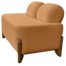 Puff Boucle para Sala Virginia 2 Lugares Terracota Puff Boucle para Sala Virginia 2 Lugares Terracota