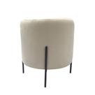 Puff Capri Para Sala ou Quarto Suede Decorativo Elegante