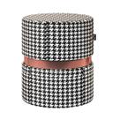 Puff Cilindro Barril Decorativo Porto Cor Cardan - Shop das Cabeceiras