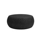 Puff Cleo 105cm Trêsse Corano Preto - Gran Belo