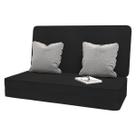 Puff ,Colchonete Dobrável ,colchao, Sofá 4 em 1 Casal Confortavel Pratico Macio Resistente Portatil Leve