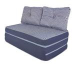 Puff Colchonete Dobrável / Sofá 3 em 1 + Travesseiro Casal BF Colchões