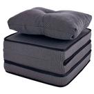 Puff Colchonete Dobrável / Sofá 3 em 1 + Travesseiro Solteiro BF Colchões