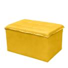Puff Confortável Reforçado Moderno Atlas Suede