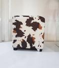 Puff Cubo Quadrado em pelúcia 30x30x34 Estampa