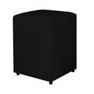 Puff Dado Quadrado Cubo material sintético Preto - FM