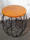 Puff De ferro madeira demolicao Puff De ferro madeira demolicao
