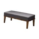 Puff Decorativo 100cm Martínez Linho Pés Madeira Cinza/Natural G62 - Gran Belo Puff Decorativo 100cm Martínez Linho Pés Madeira Cinza/Natural G62 - Gran Belo