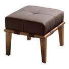 Puff Decorativo 45cm Martínez Linho Pés Madeira Marrom/Natural G62 - Gran Belo Puff Decorativo 45cm Martínez Linho Pés Madeira Marrom/Natural G62 - Gran Belo