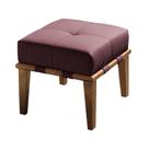 Puff Decorativo 45cm Martínez Veludo Pés Madeira Rosa/Mel G62 - Gran Belo Puff Decorativo 45cm Martínez Veludo Pés Madeira Rosa/Mel G62 - Gran Belo