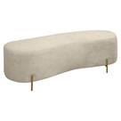 Puff Decorativo Banqueta Orgânico Feijão Curvo 138cm Bouclê Puff Decorativo Banqueta Orgânico Feijão Curvo 138cm Bouclê