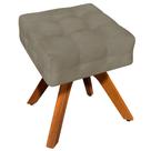 Puff Decorativo Base Giratória Karen Suede Nude G19 - Gran Belo Puff Decorativo Base Giratória Karen Suede Nude G19 - Gran Belo