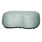 Puff Decorativo Beatriz Orgânico Crm Veludo Acqua Ms Decor