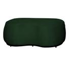 Puff Decorativo Beatriz Orgânico Crm Veludo Verde Ms Decor