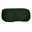 Puff Decorativo Beatriz Orgânico Crm Veludo Verde Mz Decor