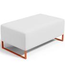 Puff Decorativo Cléo 90Cm W01 Corano Branco Puff Decorativo Cléo 90Cm W01 Corano Branco