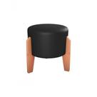 Puff Decorativo Descanso Luxo Orginal Premium Sintetico Preto Matrix Puff Decorativo Descanso Luxo Orginal Premium Sintetico Preto Matrix