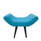 Puff Decorativo Elegance Azul Turquesa Puff Decorativo Elegance Azul Turquesa