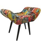 Puff Decorativo Elegance Jacquard Retro Cars Puff Decorativo Elegance Jacquard Retro Cars