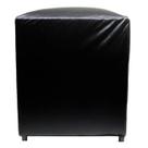 Puff Decorativo King 198cm Tecido Sintético Preto