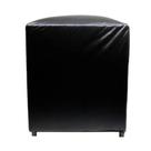 Puff Decorativo King 198cm Tecido Sintético Preto