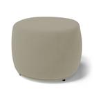 Puff Decorativo Living Aisha Orgânico Suede Bege - Desk Design Puff Decorativo Living Aisha Orgânico Suede Bege - Desk Design