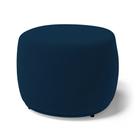 Puff Decorativo Living Aisha Orgânico Veludo Azul Marinho - Desk Design Puff Decorativo Living Aisha Orgânico Veludo Azul Marinho - Desk Design