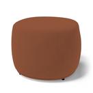 Puff Decorativo Living Aisha Orgânico Veludo Terracota - Abmaza