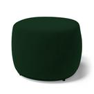 Puff Decorativo Living Aisha Orgânico Veludo Verde Escuro - Desk Design Puff Decorativo Living Aisha Orgânico Veludo Verde Escuro - Desk Design