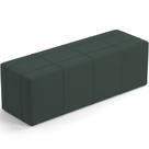 Puff Decorativo Living Sala de Estar 140 cm Roma W01 Suede Verde Musgo - Lyam Puff Decorativo Living Sala de Estar 140 cm Roma W01 Suede Verde Musgo - Lyam