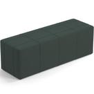Puff Decorativo Living Sala de Estar 140 cm Roma W01 Suede Verde Musgo-Lyam Puff Decorativo Living Sala de Estar 140 cm Roma W01 Suede Verde Musgo-Lyam