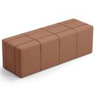 Puff Decorativo Living Sala de Estar 195 cm Roma W01 Linho Rosê - Lyam
