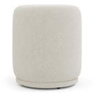 Puff Decorativo Orgânico Living Mavi Bouclê Creme - Desk Design