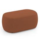 Puff Decorativo Orgânico Living Molly 02 Lugares Bouclê Terracota - Desk Design Puff Decorativo Orgânico Living Molly 02 Lugares Bouclê Terracota - Desk Design