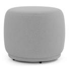 Puff Decorativo Orgânico Living Molly Redondo Bouclê Cinza Claro - Abmaza Puff Decorativo Orgânico Living Molly Redondo Bouclê Cinza Claro - Abmaza