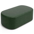 Puff Decorativo Orgânico Para Living Quarto 100cm Doha W01 material sintético Verde Musgo - Lyam Decor
