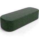 Puff Decorativo Orgânico Para Living Quarto 140cm Doha W01 material sintético Verde Musgo - Lyam Decor