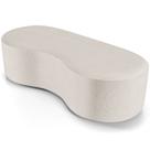 Puff Decorativo Orgânico para Living Quarto 140cm Orbit W01 Linho Cru - Lyam Decor Puff Decorativo Orgânico para Living Quarto 140cm Orbit W01 Linho Cru - Lyam Decor