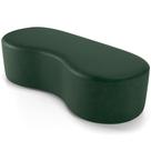 Puff Decorativo Orgânico para Living Quarto 140cm Orbit W01 material sintético Verde - Lyam Decor