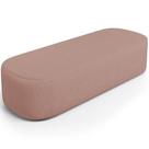 Puff Decorativo Orgânico Para Living Quarto 160cm Doha W01 Linho Rosê - Lyam Decor Puff Decorativo Orgânico Para Living Quarto 160cm Doha W01 Linho Rosê - Lyam Decor