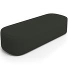 Puff Decorativo Orgânico Para Living Quarto 160cm Doha W01 Linho Verde Musgo - Lyam Decor Puff Decorativo Orgânico Para Living Quarto 160cm Doha W01 Linho Verde Musgo - Lyam Decor