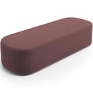 Puff Decorativo Orgânico Para Living Quarto 160cm Doha W01 Suede Rosê - Lyam Decor Puff Decorativo Orgânico Para Living Quarto 160cm Doha W01 Suede Rosê - Lyam Decor