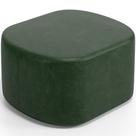 Puff Decorativo Orgânico para Living Quarto 70cm Doha W01 material sintético Verde Musgo - Lyam Decor