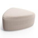Puff Decorativo Orgânico Para Sala de Estar Living Trizza W01 Bouclê Creme - Lyam Decor