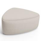 Puff Decorativo Orgânico Para Sala de Estar Living Trizza W01 Linho Cru - Lyam Decor