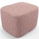 Puff Decorativo Orgânico Para Sala Quarto Saori W01 Linho Rosa - Lyam Decor Puff Decorativo Orgânico Para Sala Quarto Saori W01 Linho Rosa - Lyam Decor