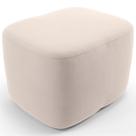 Puff Decorativo Orgânico Para Sala Quarto Saori W01 Suede Bege - Lyam Decor Puff Decorativo Orgânico Para Sala Quarto Saori W01 Suede Bege - Lyam Decor