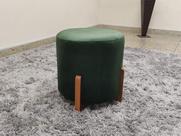 Puff Decorativo Pés Altos Verde 324 Breno