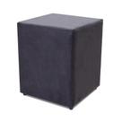 Puff Decorativo Quadrado material sintético Preto